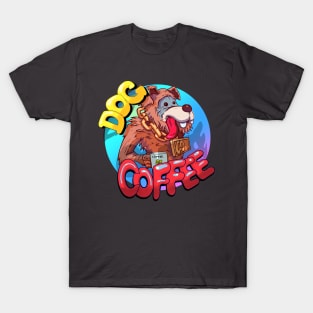 Dog and coffee T-Shirt